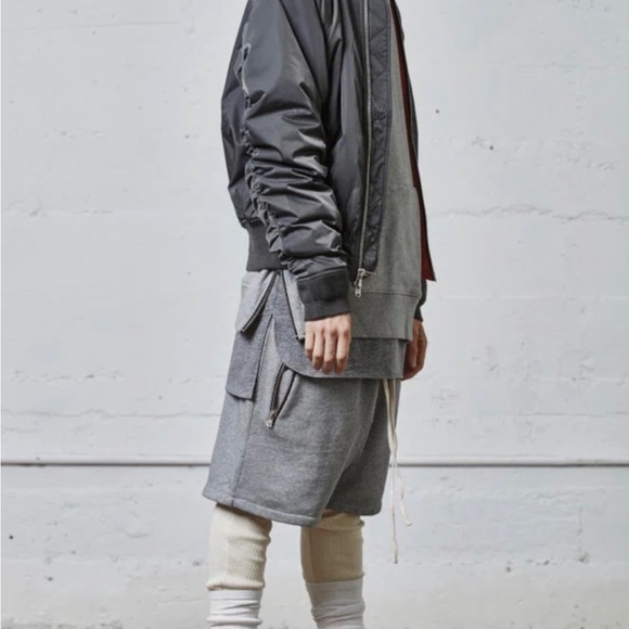 Fear Of God (FOG) Gray Bomber Jacket - Picture 13 of 14